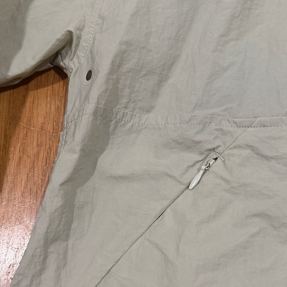 FLX | Women’s Light Green Quarter-Zip Nylon Pullover - Picture 8 of 16